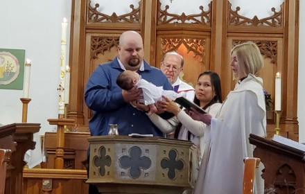 Logan Lampman's Baptism